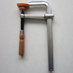Wooden Straight Handle Clamp Steel Forged F Clamp Screw L-shaped Clamp Tommy Bar F Clamps