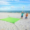woqi Best XL Portable Beach Shade,Sun Shelter,Canopy Sail Tent,Large Sunshade Includes Carrying Bag,For Park/Grass Use