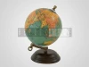 World Globe Metal Ruler and Base Geography Globe