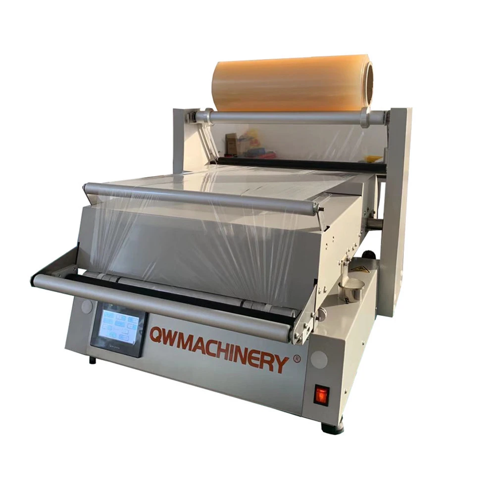 Wrapping machine for fresh chicken and vegetable
