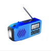 XSY-098D  Solar Powered Hand Crank Radio LED Display NOAA SCAN and ALERT AM/FM/WB Flashlight Phone Charger USB