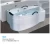 Import YIBEINI best quality white color whirlpools massage bathtub from China