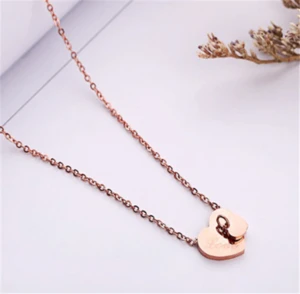 Yiwu Aceon Stainless Steel fine fashionable jewelry Minimal heart disc charm pendant