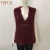 Import YR554 Fashion Women Short Style Thick Knit Degrade color Real Rabbit Fur Vest from China