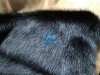 [YUEDA Fur Factory] HEAVY BLACK FAUX FOX FUR, BLACK FOX FAKE FUR, LONG HAIRED FUR FABRIC