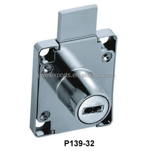ZInc Alloy Cabinet Drawer Lock with 2 Keys Small Min Quantity Orders