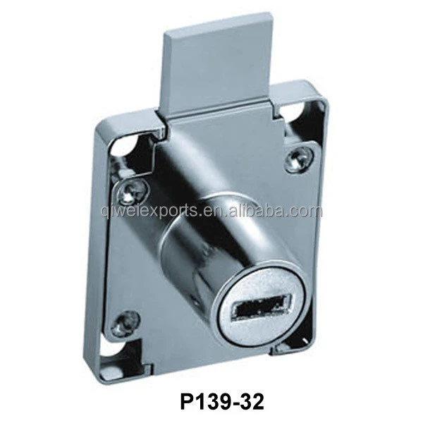 ZInc Alloy Cabinet Drawer Lock with 2 Keys Small Min Quantity Orders