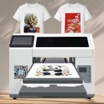 Custom Logo A3 T-Shirt Printing Machine, Mobile Phone QR Code Apparel Digital Printer, Flat DTG Printer for Textile Pri