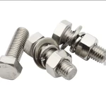 DIN933 standard a2 a4-70 stainless steel SS 304 316 Hexagon bolts and hex nuts