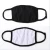 Import Earloop Black Cotton face mask / Reusable black face mask /Washable black face mask from China