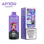 Waspe AIVIOU 6 in 1 flavors 150k puff disposable vape pen