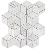 Carrara white mosaic tile IMP-CAR-12G