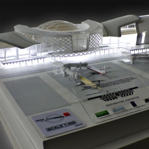 3d building model, Scale model, master planning mode