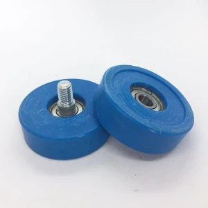 rubber PU plastic bearing moving wheels for belt conveyor belt machine