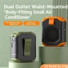 Waist-hung Fan USB Charging Outdoor Portable Mini Desktop Handheld Fan Neck & Waist Clip Fan
