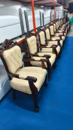 Teak Wood Luxury wooden chair, With Cushion