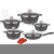 Import 021 12pcs Non Stick Cookware Set Kitchen Die Cast Casseroles  Marble Granite Pots and Pans from China