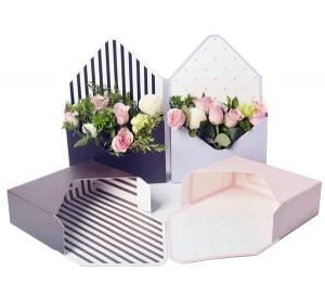 Florist Bouquet Packaging Gift Box Envelope Paper Boxes