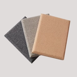 factory price leather fabric acoustic panels soundproofing materials wall panels faux leather for cinema theater