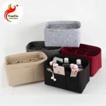 Felt Purse Insert Handbag Organizer Bag in Bag Organizer Fits Speedy Neverfull with Inner Pocket