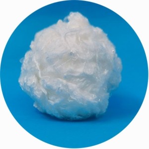 psf polyester staple fiber 1.4 Denier 38 mm colour Pistachio Dope Dyed for yarn spinning and non woven