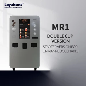 Best-Selling Coffee Vending Machine for Small Business Fully Automatic Self-Service Coffee with Touch Screen CE Certifi