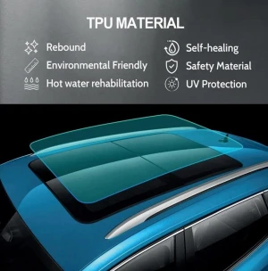 Car Sunroof Protection Film, 1.20mx 15m, 6.5mil