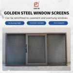 Jingcheng Golden Steel Window Screen, Gold Steel Screens, Custom Products