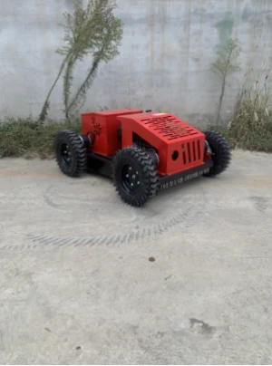 Four-wheel drive remote control lawn mower