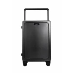 24 Inch Front Open Suitcase, ABS+PC Hard Shell Luggage with TSA Lock, Silent Wheels, Cup Holder, USB Port & Hook