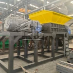 Industrial metal scrap double shaft shredder Waste car shredder machine