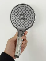 handheld shower head,one-hole multi-outlet shower,chrome plated shower head,10-grade salt spray acid test,high pressure
