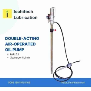 Double-acting Air-operated  Oil Pump Ratio 5:1 Discharge 18L/Min | #08101017