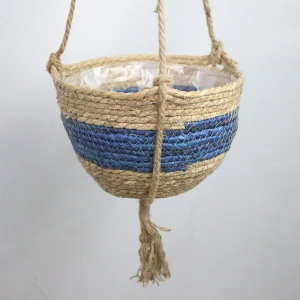 Seagrass Natural woven handmade storage basket