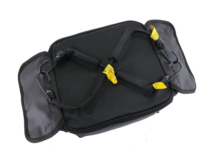1680D Fabric Motorcycle Tail Bag Waterproof , Motorcycle Seat Bag 17L Capacity