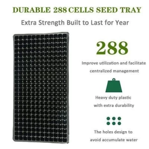 288 Holes Seed Trays      Plastic Seedling Trays Wholesale      288 cell plug tray