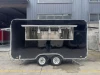 Luxury Food Truck Trailer Foodtruck Mobile Food Car Street Food Van Ice Cream Trailer with Toilet for Sale