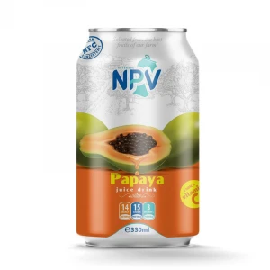 NPV BRAND PAPAYA JUICE 330ML ALU CAN