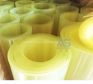 0.5mm Polyurethane Flexible Transparent Natural Raw Material Colored Clear Plastic Flexible Resistant PU Sheet