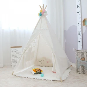 Hot Sale Unisex Baby Play Tent House Camping House Teepee Safari Dog Cat Small Animal Tent Bed Baby Tent