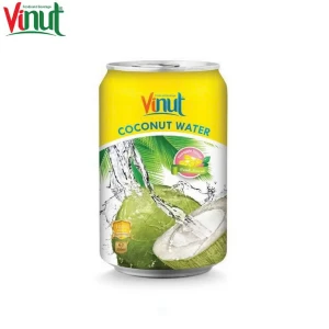 330ml Vinut Coconut Water with Pineapple Flavor, Sugar-Free, Healthy Beauty Drink, OEM High Quality