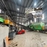 Large landfill waste household plastic waste air screening machine, clothing waste paper waste air sorting machine