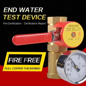 End test device dn25 with certificate 115 fire ID 3C certification ZSPM80 sprinkler end test valve