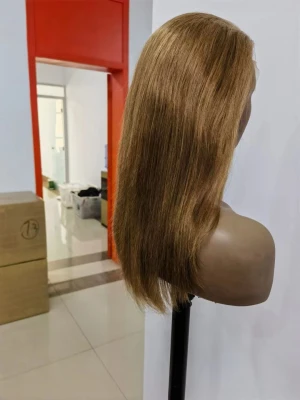 Raw hair choconolate color hair wigs