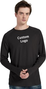 Custom Logo UPF 50+ Long Sleeve Sun Shirts UV Protection Hoodie Rash Guard Hiking Fishing Swim T Shirt