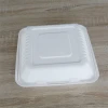 Compostable disposable 3 compartment food container