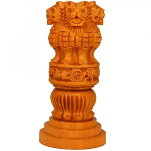 Santarms Wooden Ashoka Pillar