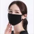 Import Earloop Black Cotton face mask / Reusable black face mask /Washable black face mask from China
