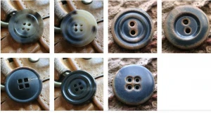 Eco friendly Handmade Buffalo horn buttons