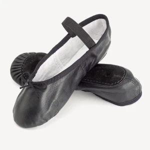 leather ballet slipper